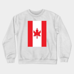 Canada Flag - Pixel Art Crewneck Sweatshirt